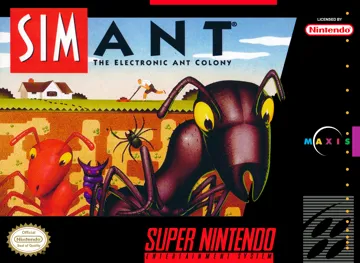 SimAnt (USA) (Beta) box cover front